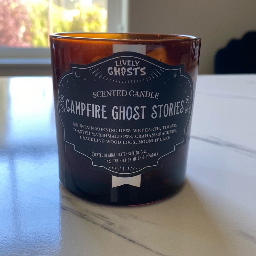 Campfire Ghost Stories Candle